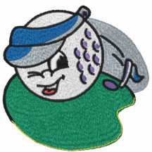 Broderad golfare skjorta