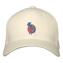 Broderad hatt för anpassade Kokopelli
