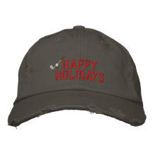 Broderad hatt för glad helg Golf