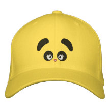 Broderad hatt för kärlek Panda®