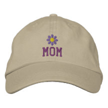 Broderad hatt för mammorlilor blomma