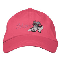 Broderad hatt för mammorvintage footwear