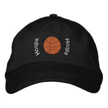 Broderad hatt för ringar basket