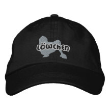 Broderad hatt för Silhouette Lowchen