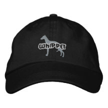 Broderad hatt för Silhouette Whippet