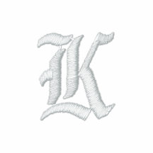 Broderad "K-" skjorta Jacka
