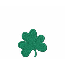 Broderad manar T-Skjorta-Shamrock