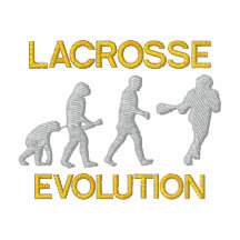 Broderad Poloskjorta för Lacrosse evolution