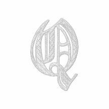 Broderad skjorta för brev Q utsmyckad Monogram Polo