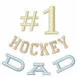 Broderad skjorta för hockey pappa broderad luvtröja