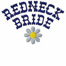 Broderad skjorta för Redneck brud