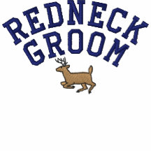 Broderad skjorta för Redneck brudgum