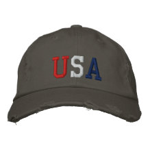 Broderad USA sporthatt