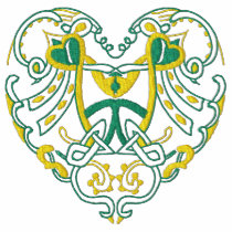 Broderade Celtic hjärtautslagsplatser