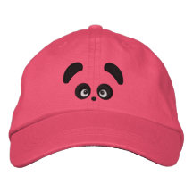 Broderade hattar för kärlek Panda®