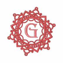 Broderade kvinna för G-Monogram Snowflake skjorta