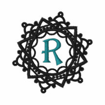 Broderade kvinna för r-Monogram Snowflake skjorta