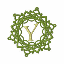 Broderade kvinna för y-Monogram Snowflake skjorta