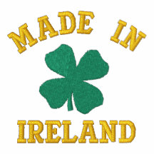 Broderat gjort i Irland Poloskjorta