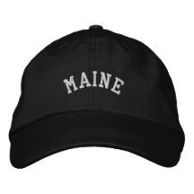 Broderat Maine statligt Keps