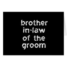 BroderI-Lag av brudgummen Kort