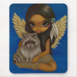 "BroderRaccoon" Mousepad musmattor