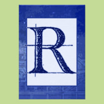 Bröllop OSA för ritning "R" inbjudningar