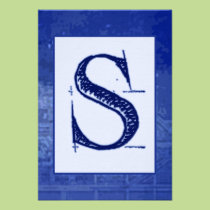 Bröllop OSA för ritning "S" inbjudningar