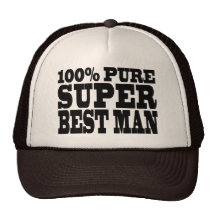 Bröllopfavörtack: 100% rena toppna bäst man baseball hat