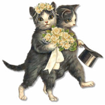 Bröllopkatter Photo Cutouts