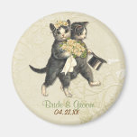 Bröllopkatter Magnet För Kylskåp