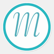 BröllopMonogramklistermärke