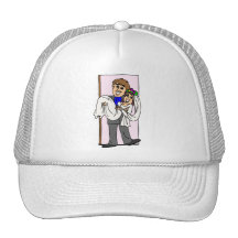 Bröllopmottagande 41 trucker kepsar