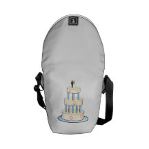 Bröllopstårta Messenger Bag