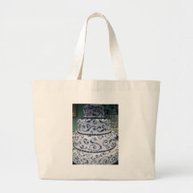 bröllopstårta tote bags