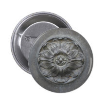 brons blomman pins
