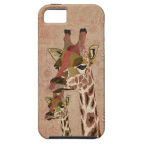 Bronze Rosa  Giraffes  Floral  iPhone Case casemate fodral