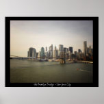 Brooklyn överbryggar - New York City Posters