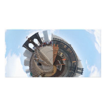 Brooklyn överbryggar NYC 360 grad panorama Foto Kort