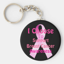 Bröstcancer Keychain Nyckel Ringar