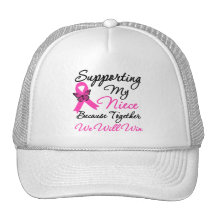 Bröstcancer medvetenhet (brorsdotter) trucker kepsar