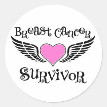 Bröstcancer överlevande klistermärke