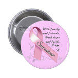 Bröstcancer överlevande pins