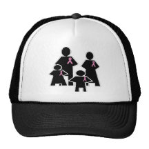 Bröstcancerfamiljstrid Mesh Kepsar