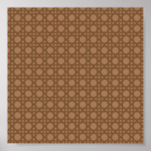 Brown Basket Weave Posters
