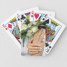 BRUD-/BRUDGUM HANDS/RINGS SOM LEKER KORT
