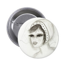 Brud- Deco flicka Pins