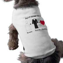 Brud- och brudgumbröllophusdjurutslagsplats djur shirt