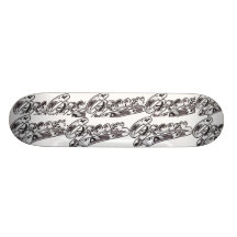 Brudgumgråttkamouflage/militär Skate Board