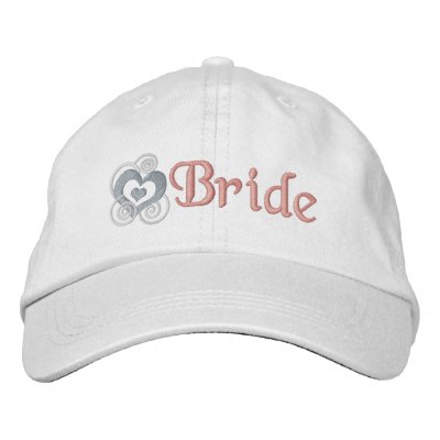 Brudmöhippabroderi Broderad Baseball Keps